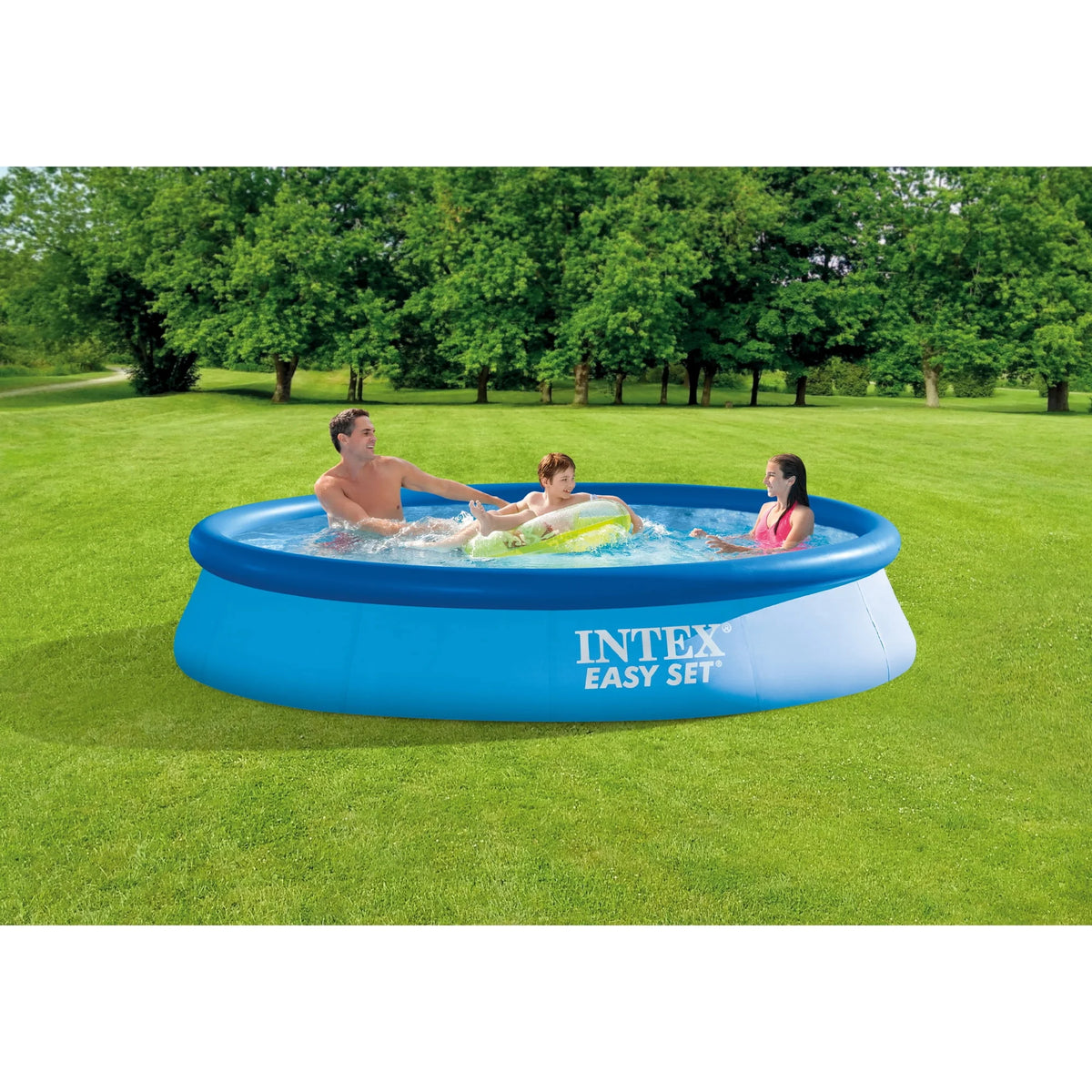 12ft x 30in Inflatable Swimming Pool with Filter Pump B685