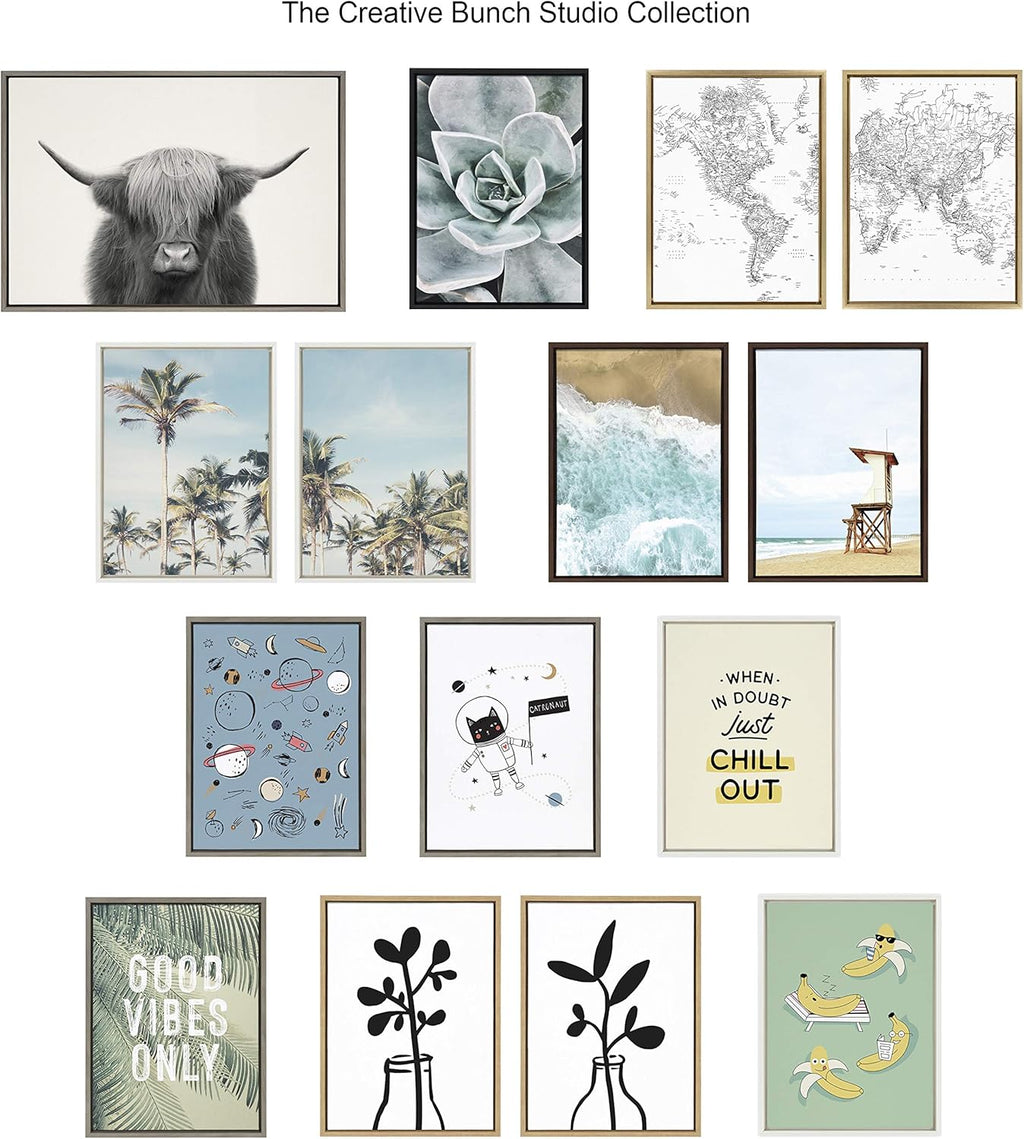 3 Piece 12 x 28 Canvas Wall Art Set J1474