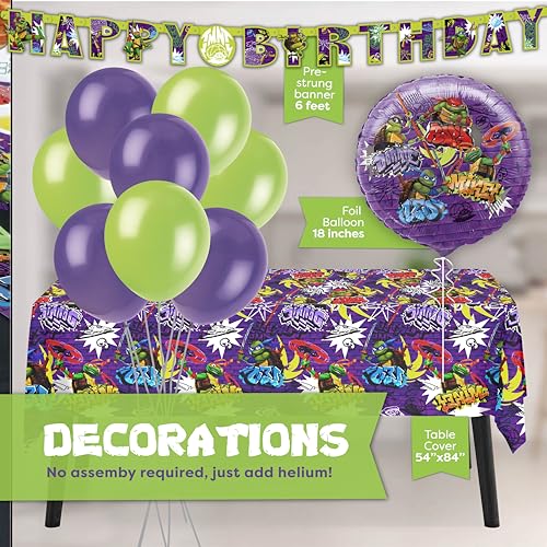 Birthday Party Supplies Serves 16 Guests Balloon Decorations Plates Napkins Tablecloth Forks I5622