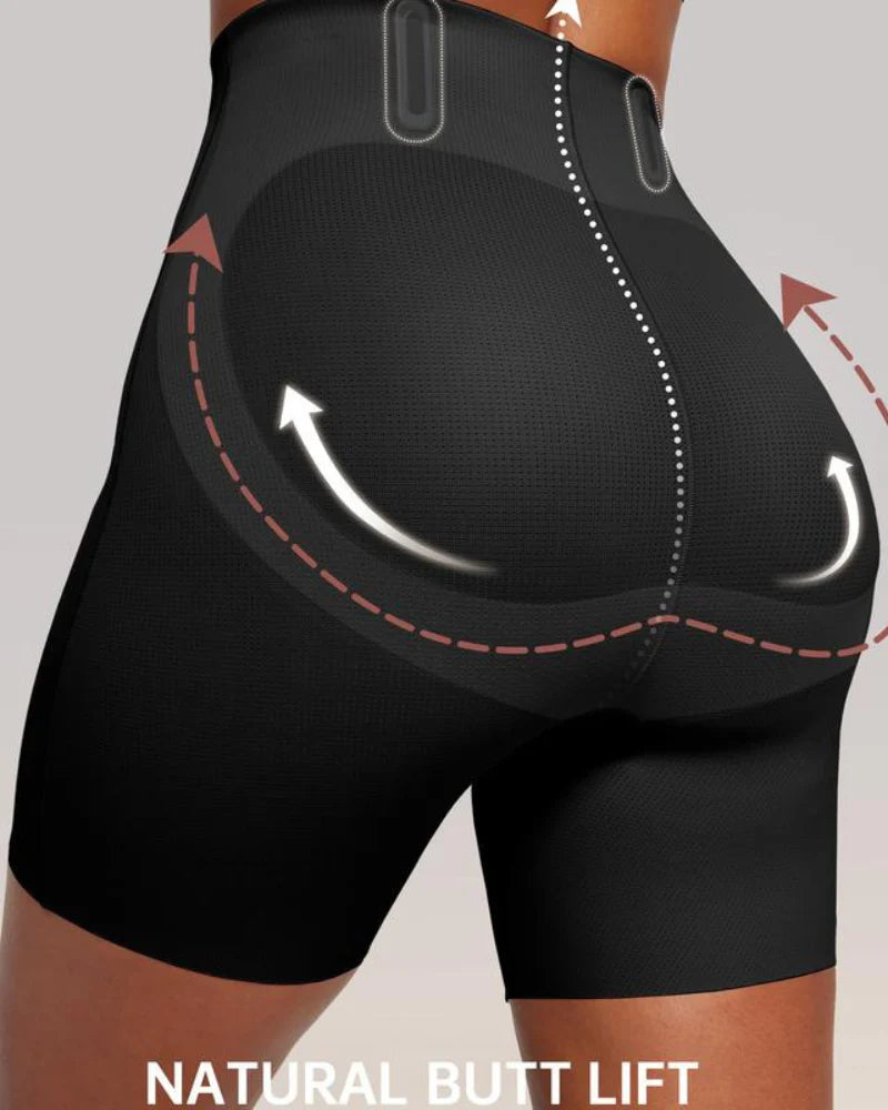 High-Waist Sculpting Shapewear Shorts N191