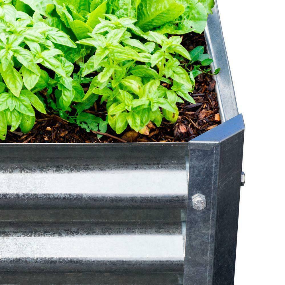 Galvanized Raised Garden Bed Bundle D764294
