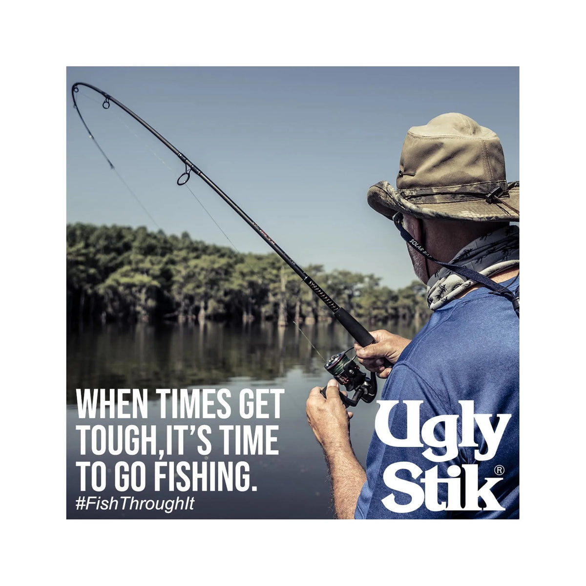 7' Catfish Spinning Fishing Rod and Reel Combo E951699
