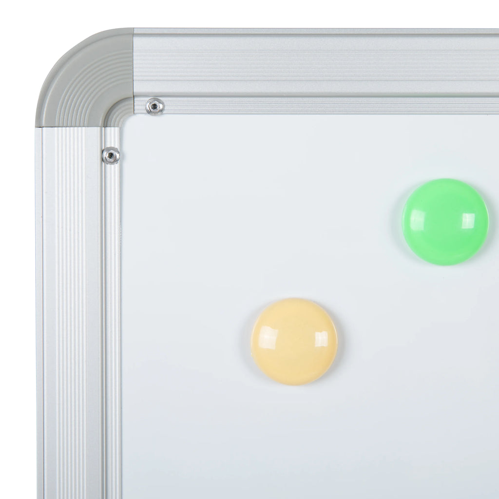 Double-Sided Mobile White Board with Pen Tray N1872