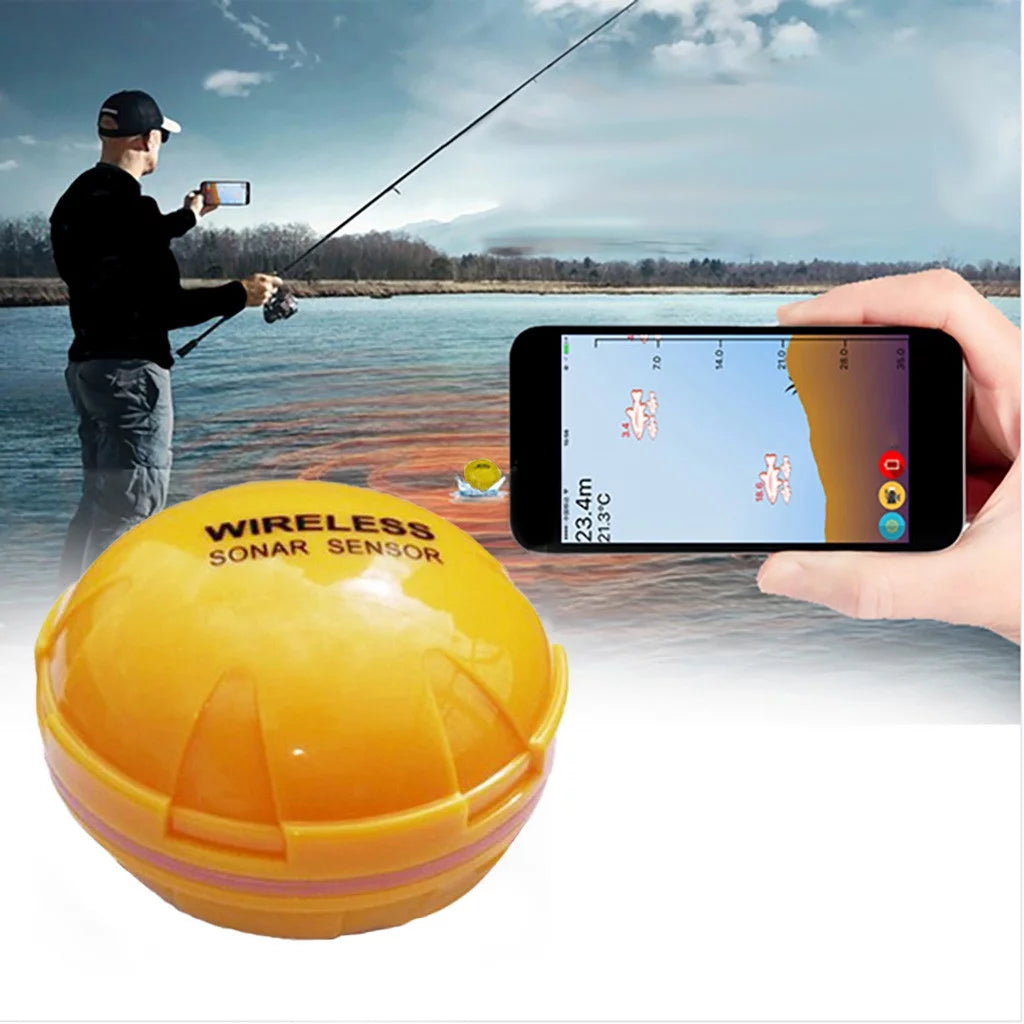 Portable Wireless Bluetooth Fish Finder Sonar Depth Finder C5332