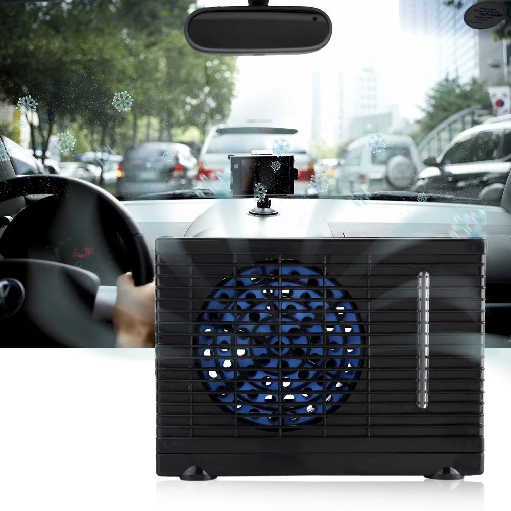 Portable 12V Evaporative Water Cooler Fan Q9893