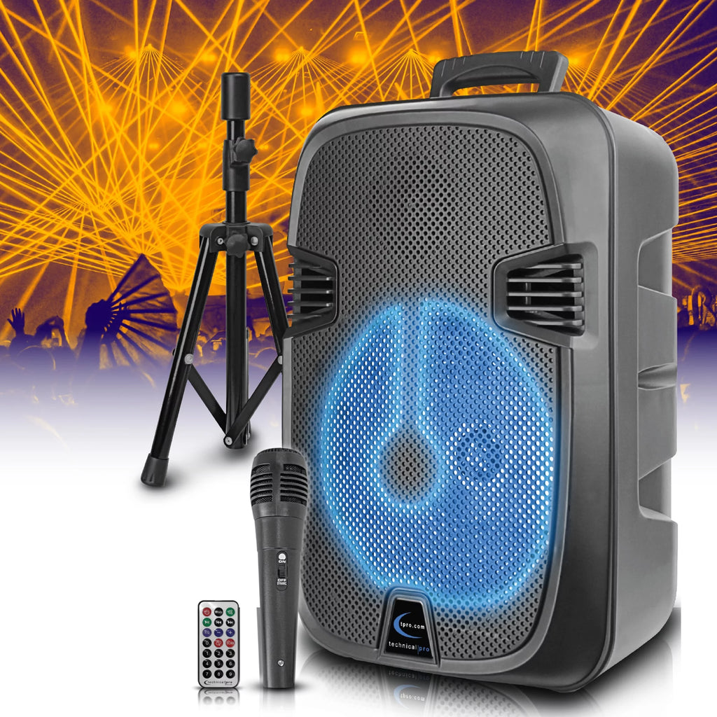 2000 Watts Rechargeable 12 Inch Bluetooth LED Speaker F708348