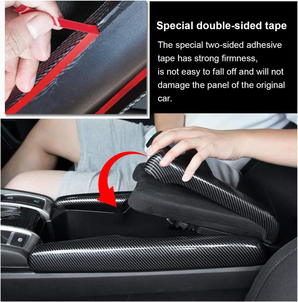 Carbon Fiber Center Console Armrest Cover C65272
