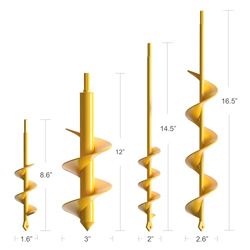Garden Auger Drill Bit Pack of 2 A6052