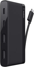 4-Port USB-C Hub with Two USB-C & Two USB-A Ports, Pack of 2 L1578