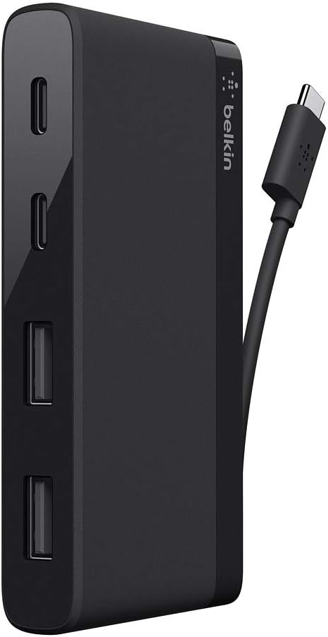 4-Port USB-C Hub with Two USB-C & Two USB-A Ports, Pack of 2 L1578