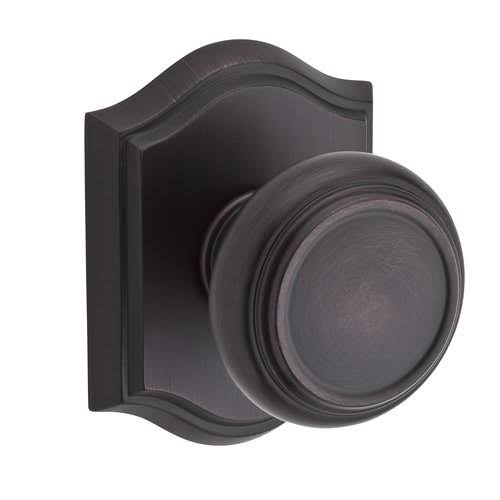 Passage Traditional Knob and Arch Rose Bright Chrome J946156