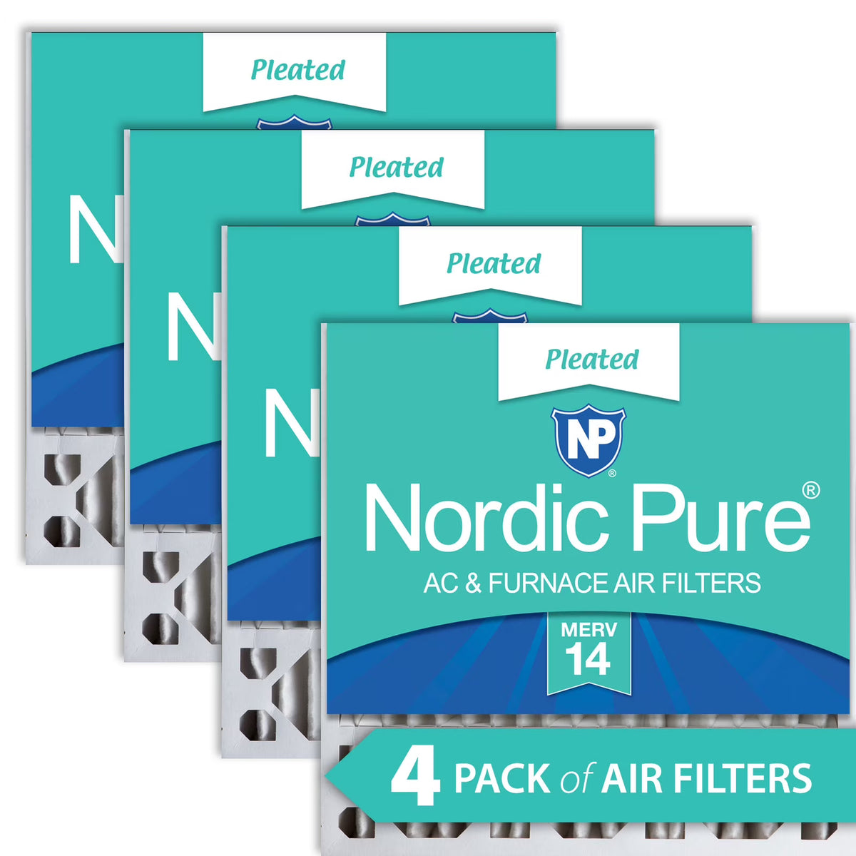 MERV 14 Air Filters 4 Pack A292