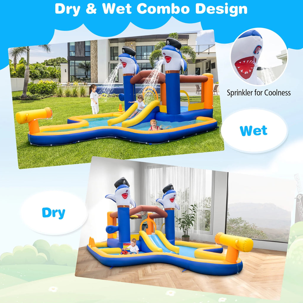 Inflatable Water Slide Park Bounce House Splash Pool T4223