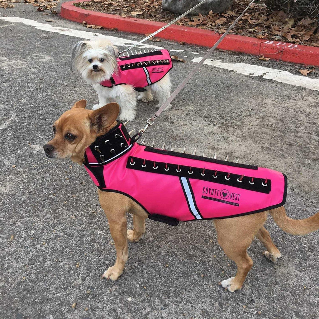 Reflective Dog Harness Vest with Spikes K836229