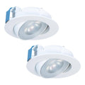 4 in. Selectable CCT Integrated LED Recessed Light Trim Adjustable Gimbal (2-Pack) V91313