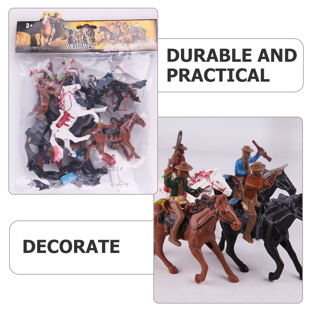 Indian Toys Soldier Figure Playset Miniature Figurines Educational Science Figurine Historical Wild L28409