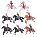 Indian Toys Soldier Figure Playset Miniature Figurines Educational Science Figurine Historical Wild L28409