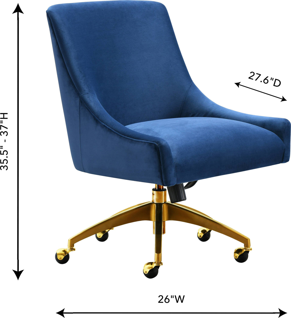 Navy Office Swivel Chair L66863