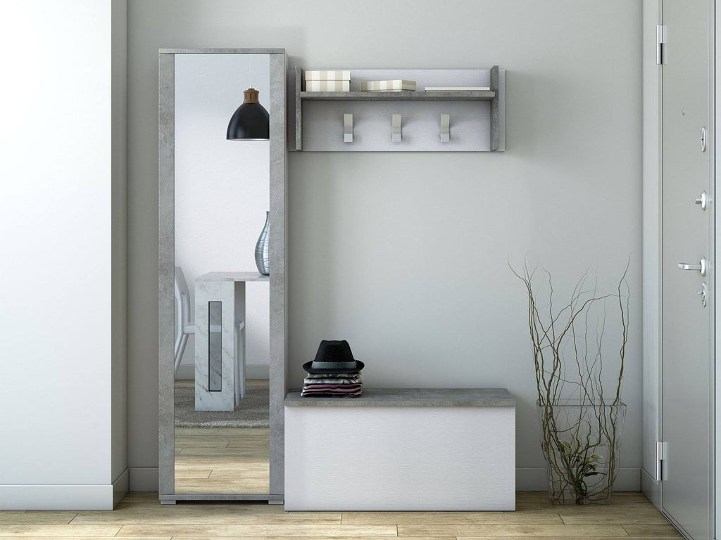 Light Gray Coat Rack K1874