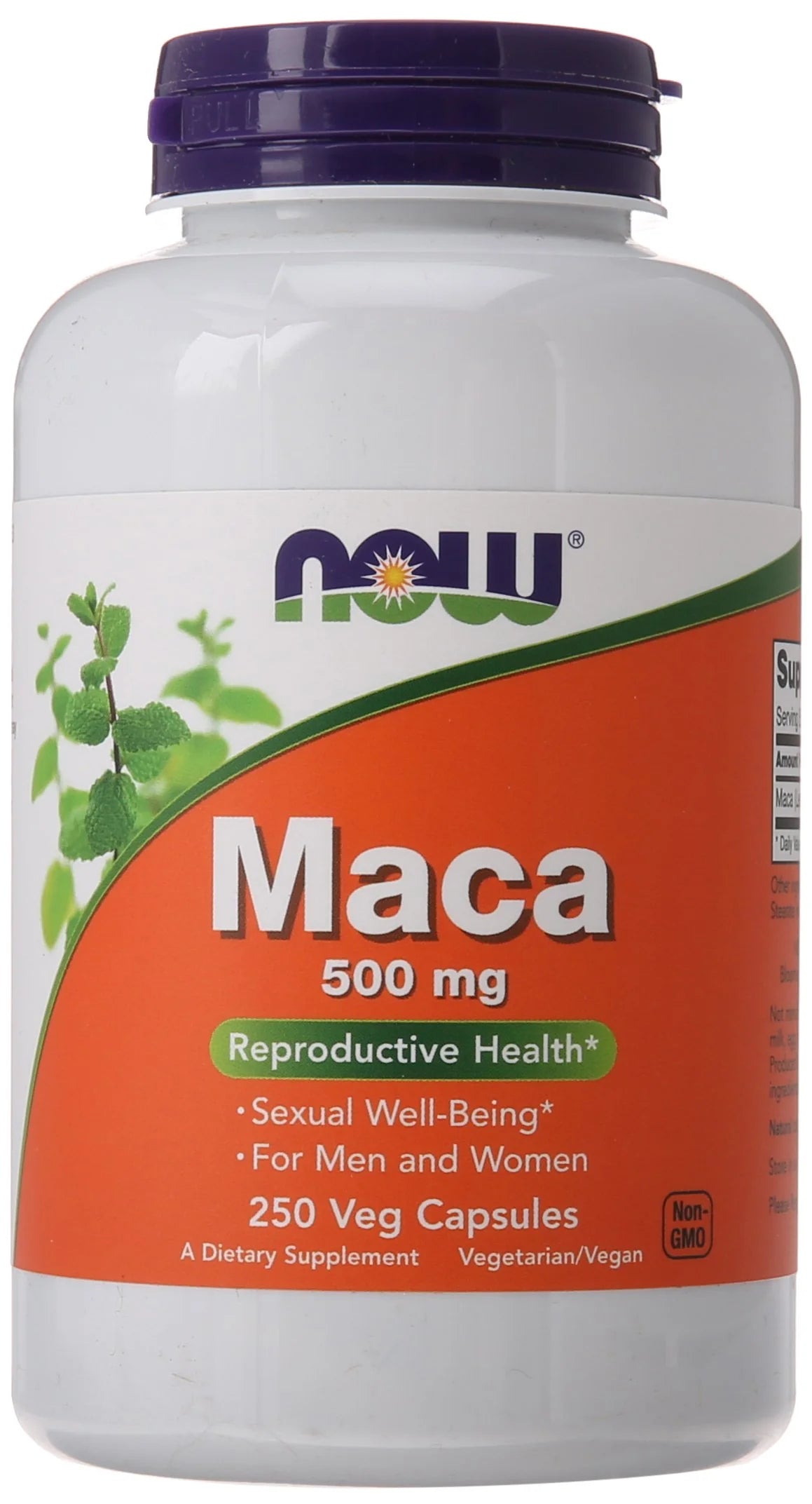 Maca Capsules 500 mg 250 Count Z38878