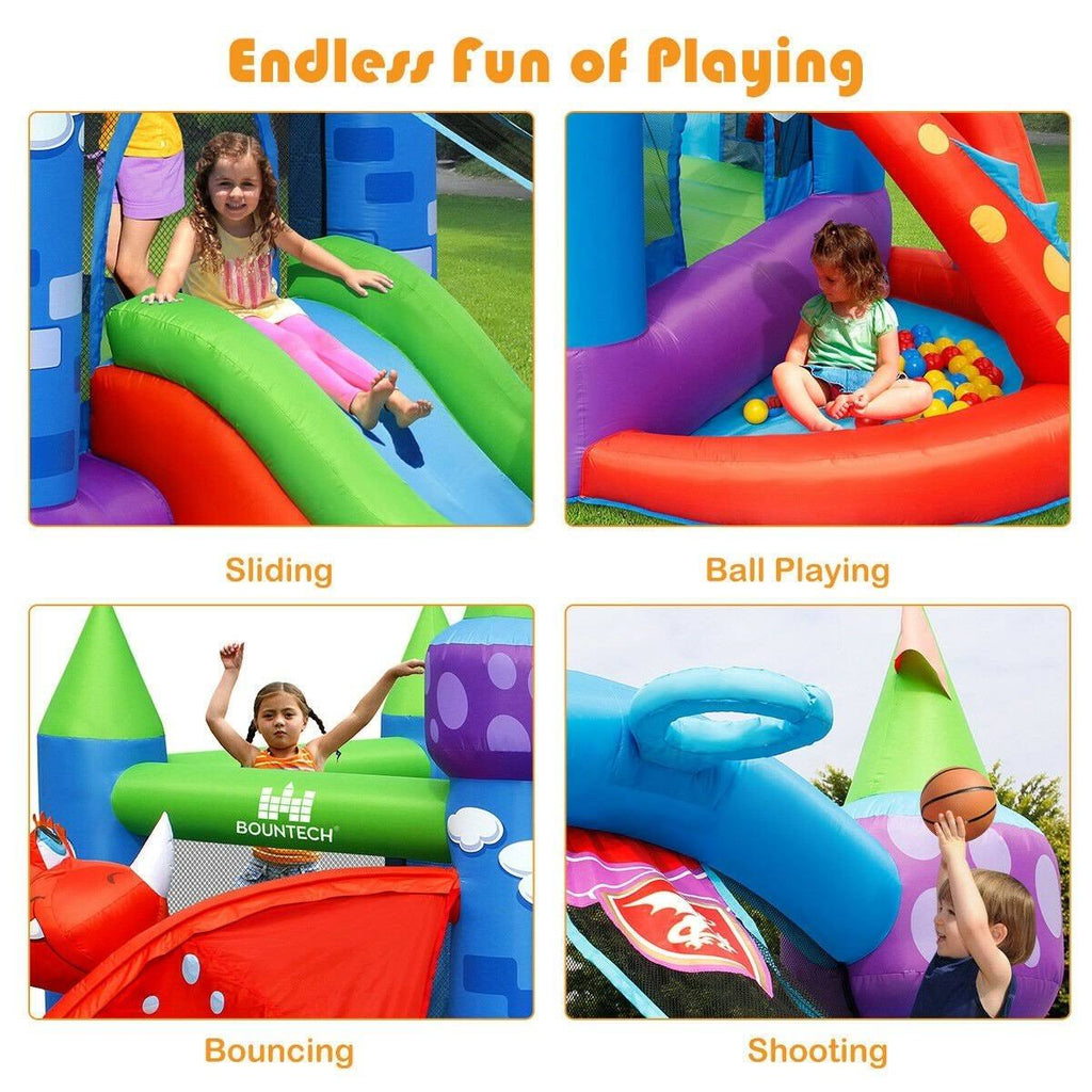 Inflatable Bounce House Dragon Slide Bouncer Castle N427259
