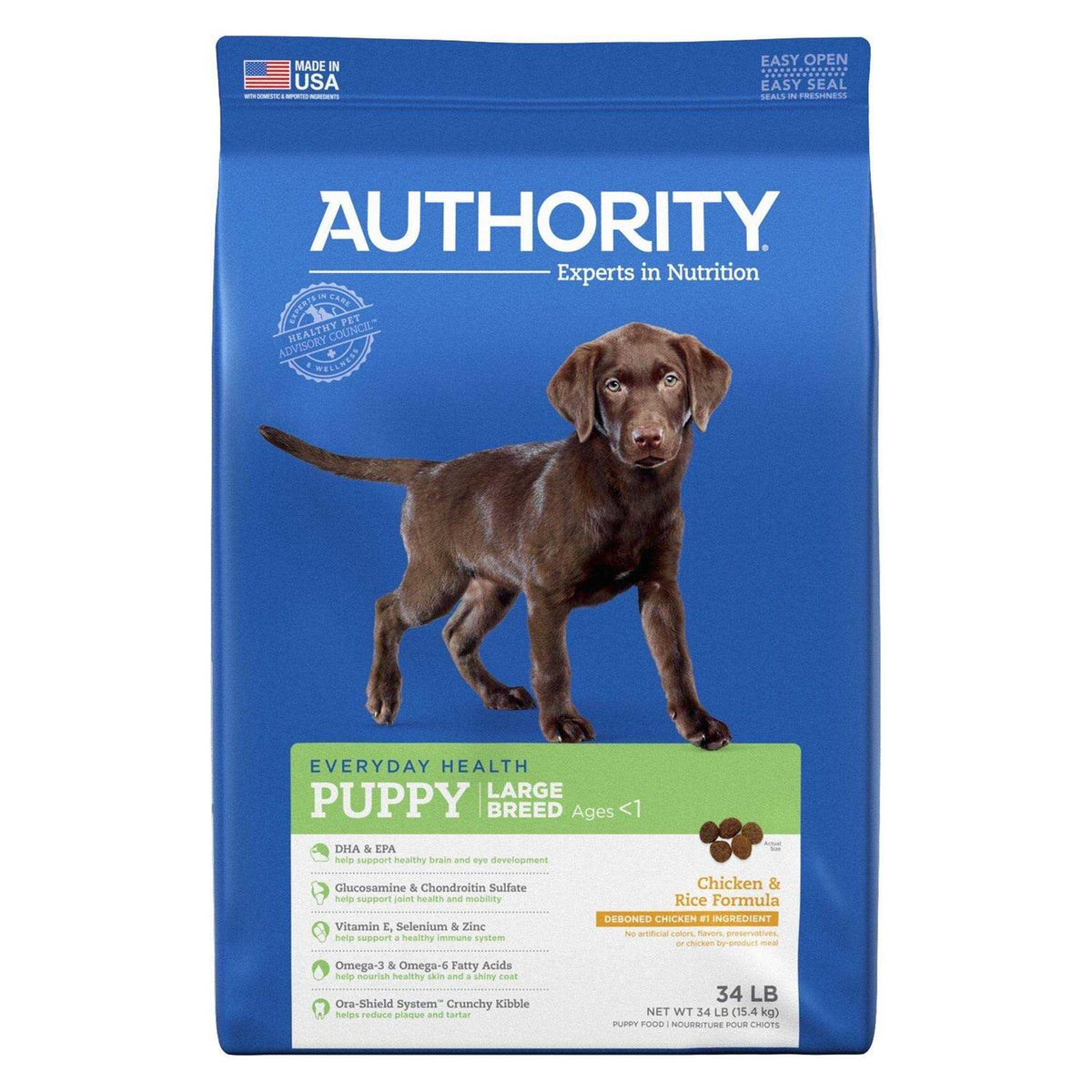 Chicken Rice Formula Large Breed Puppy Dry Dog Food T5416