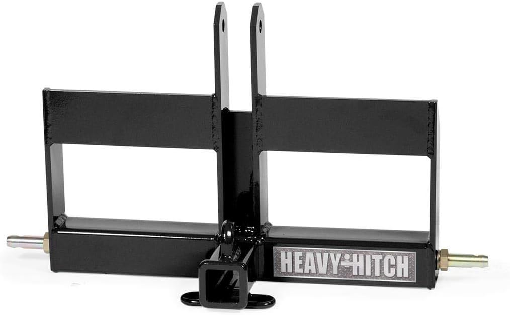 3 Point Hitch Receiver Drawbar with Offset Suitcase Weight Bracket R933