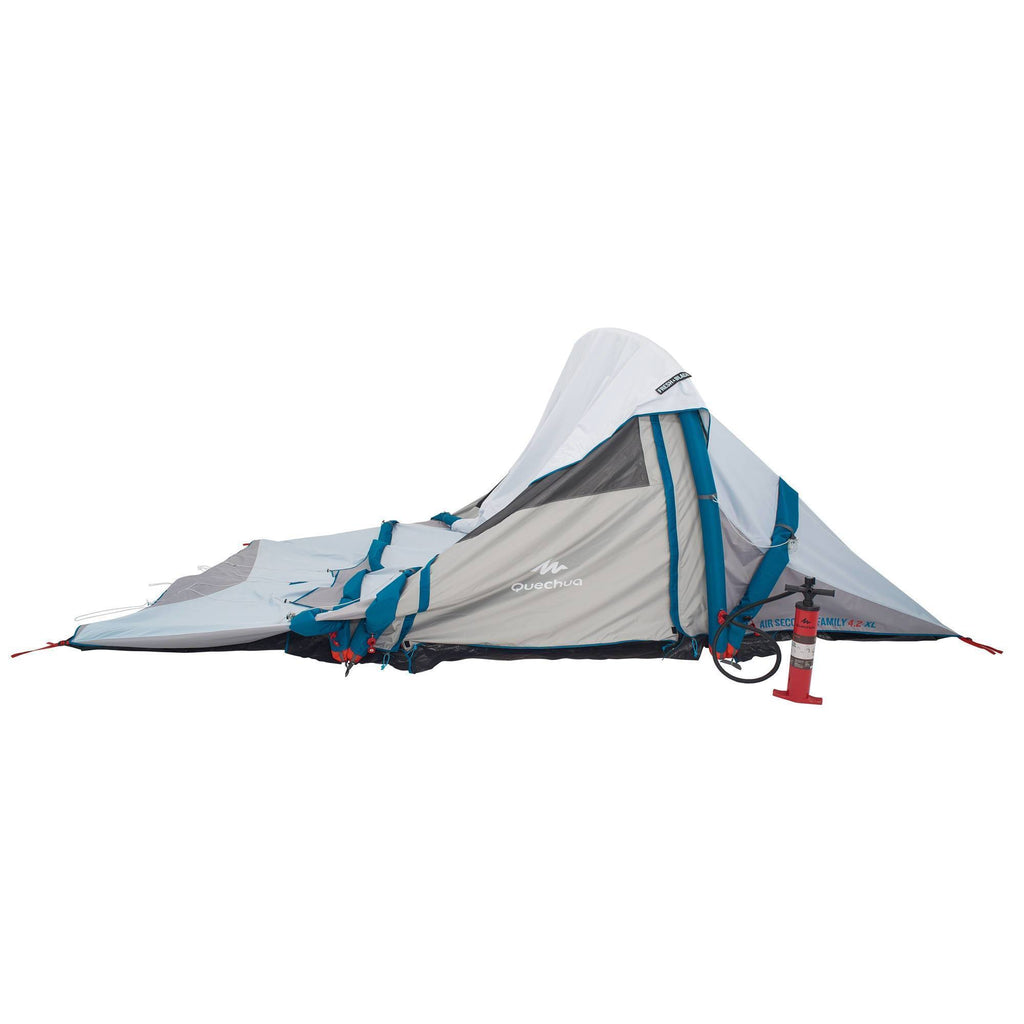 4.2 Inflatable Camping Tent, 4 Person, Black H90922