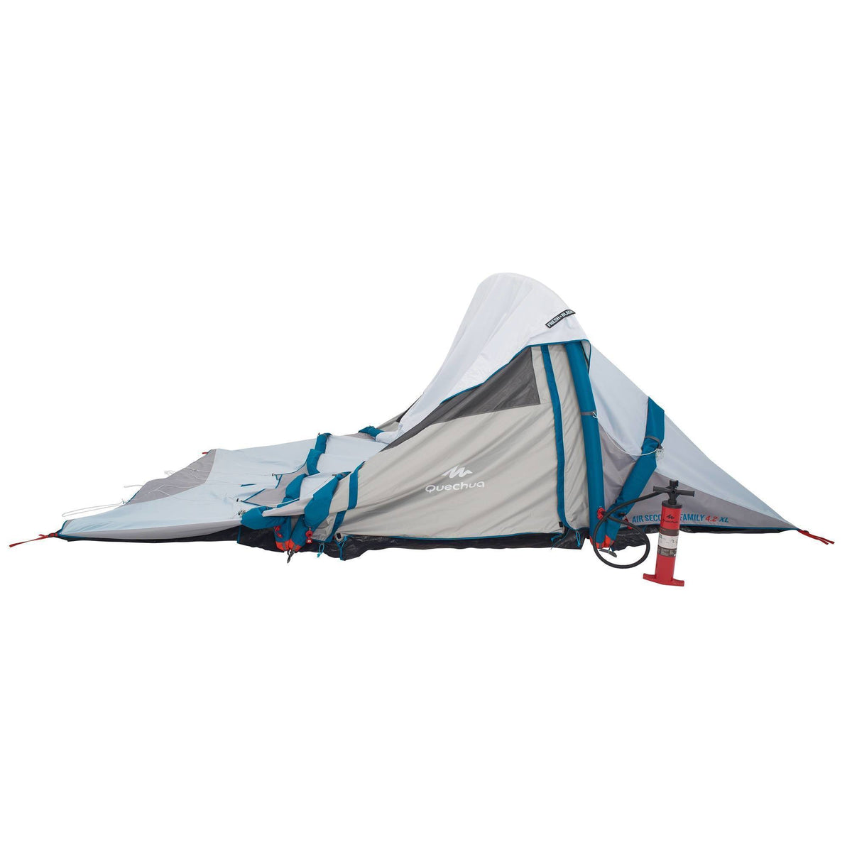 4.2 Inflatable Camping Tent, 4 Person, Black H90922