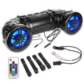 600 Watt Bluetooth Dual 8-Inch Sound System with LED Lights and Remote J3256