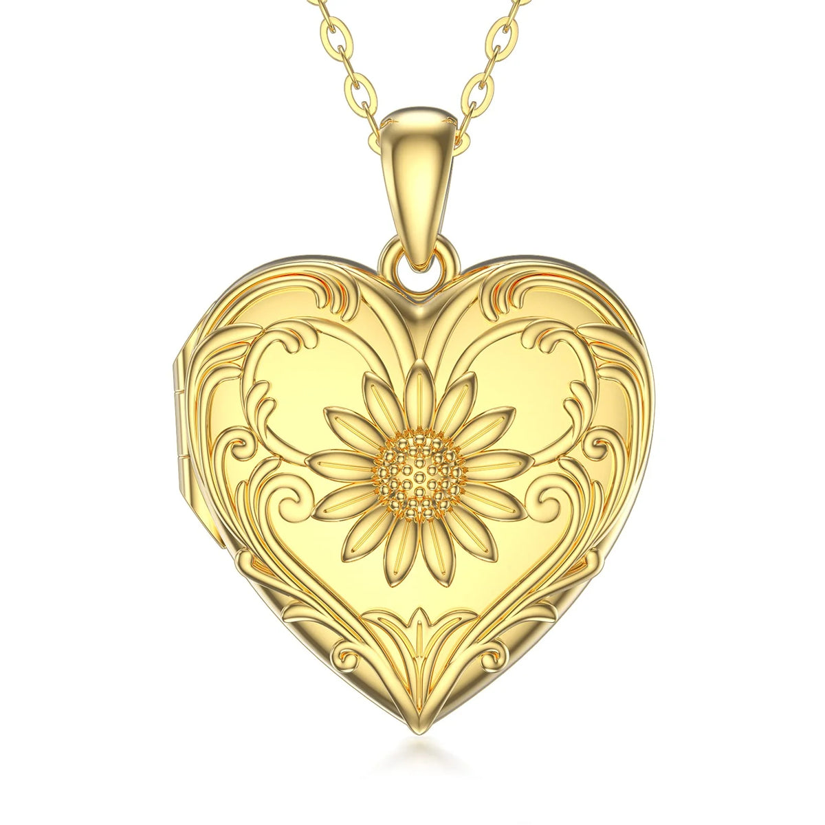 Sterling Silver Heart Locket Necklace X81142