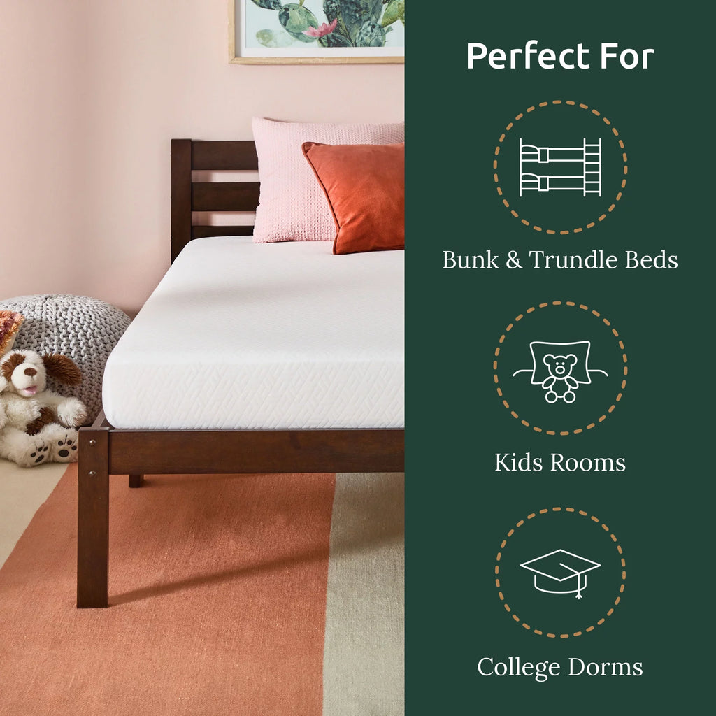 5 Gel Memory Foam Mattress, Twin F99856