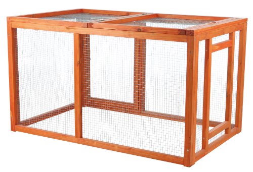 Chicken Outdoor Run with Mesh-Covered Top Y206