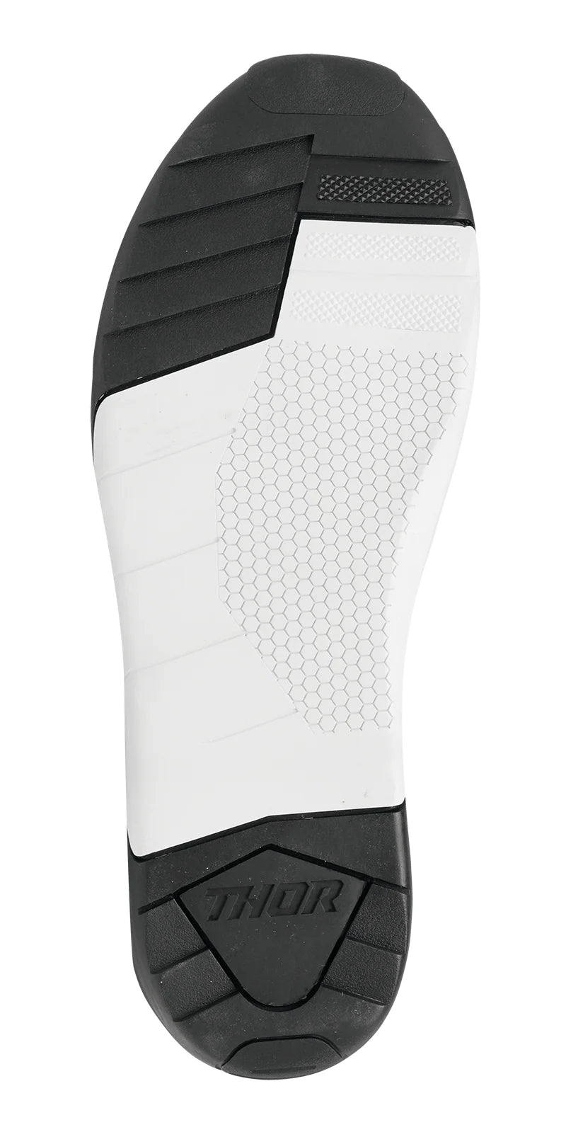 Black/White Motocross Offroad Riding Boots T563