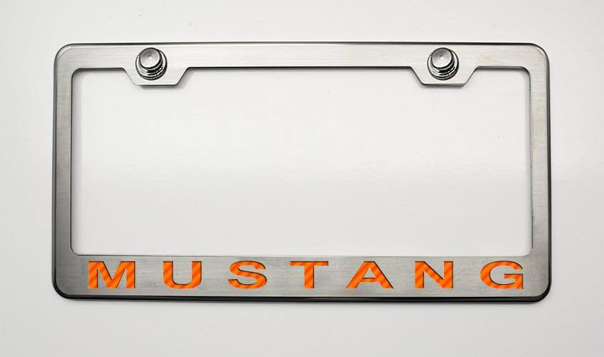 Black License Plate Frame K32898