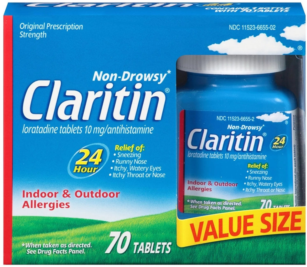 10 mg Non Drowsy Allergy Relief Tablets D609568