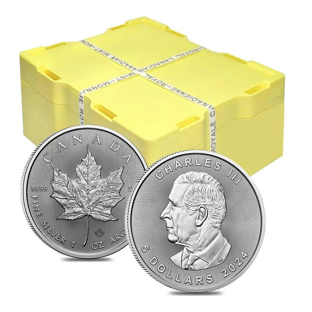 10 1 oz Canadian Silver Maple Leaf Coin J96254