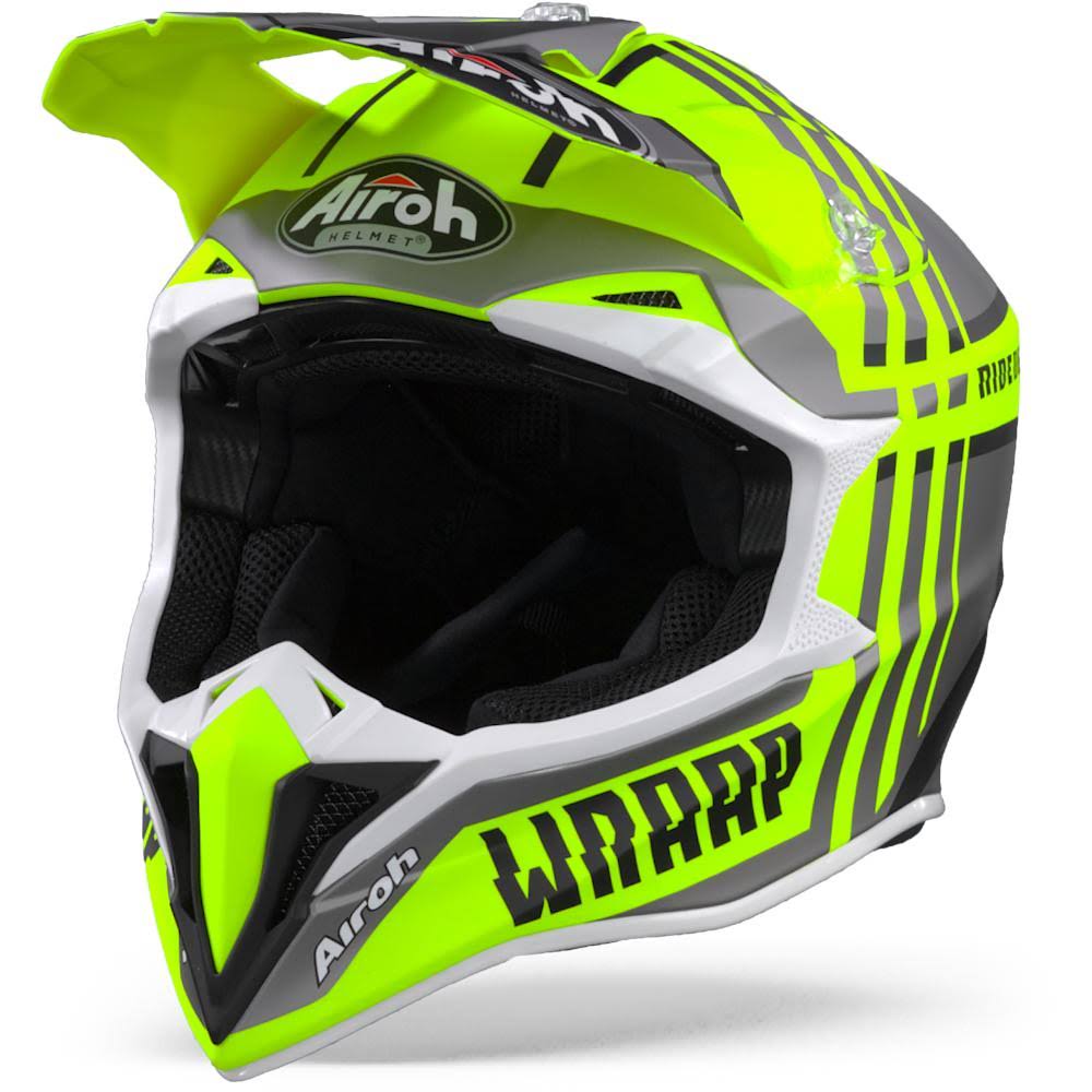 Helmet Wraap Broken Yellow Matt Size M N5019