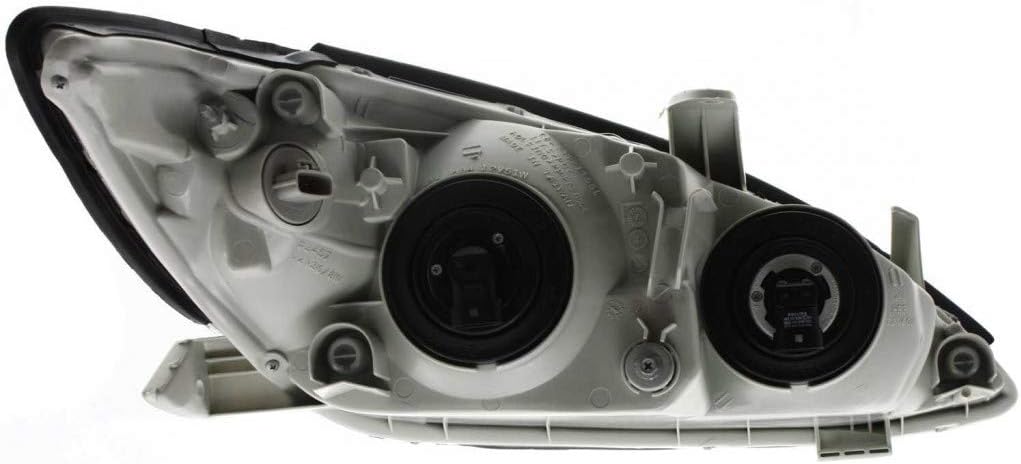 Chrome Headlight Assembly for Toyota Camry 2002 2003 2004 Passenger Side K383403