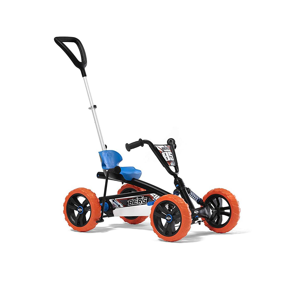 Blue Toddler Pedal Go Kart with Push Bar H43555