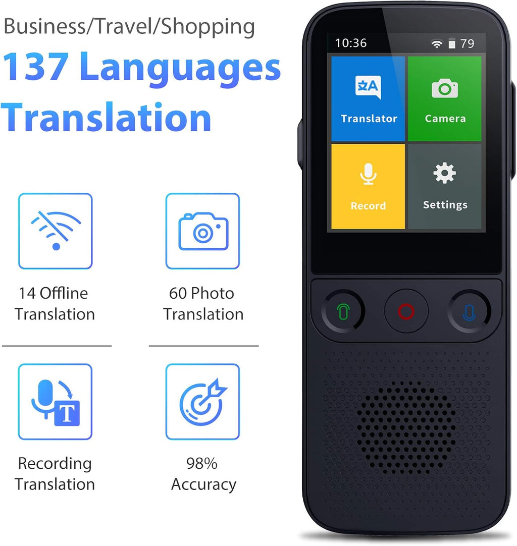 Two Way Real Time WiFi Translator Device Pack of 2 T80813