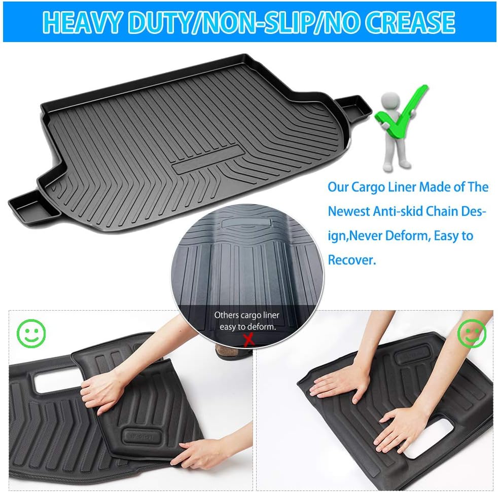 All Weather Waterproof Trunk Floor Mat Pack of 2 P227
