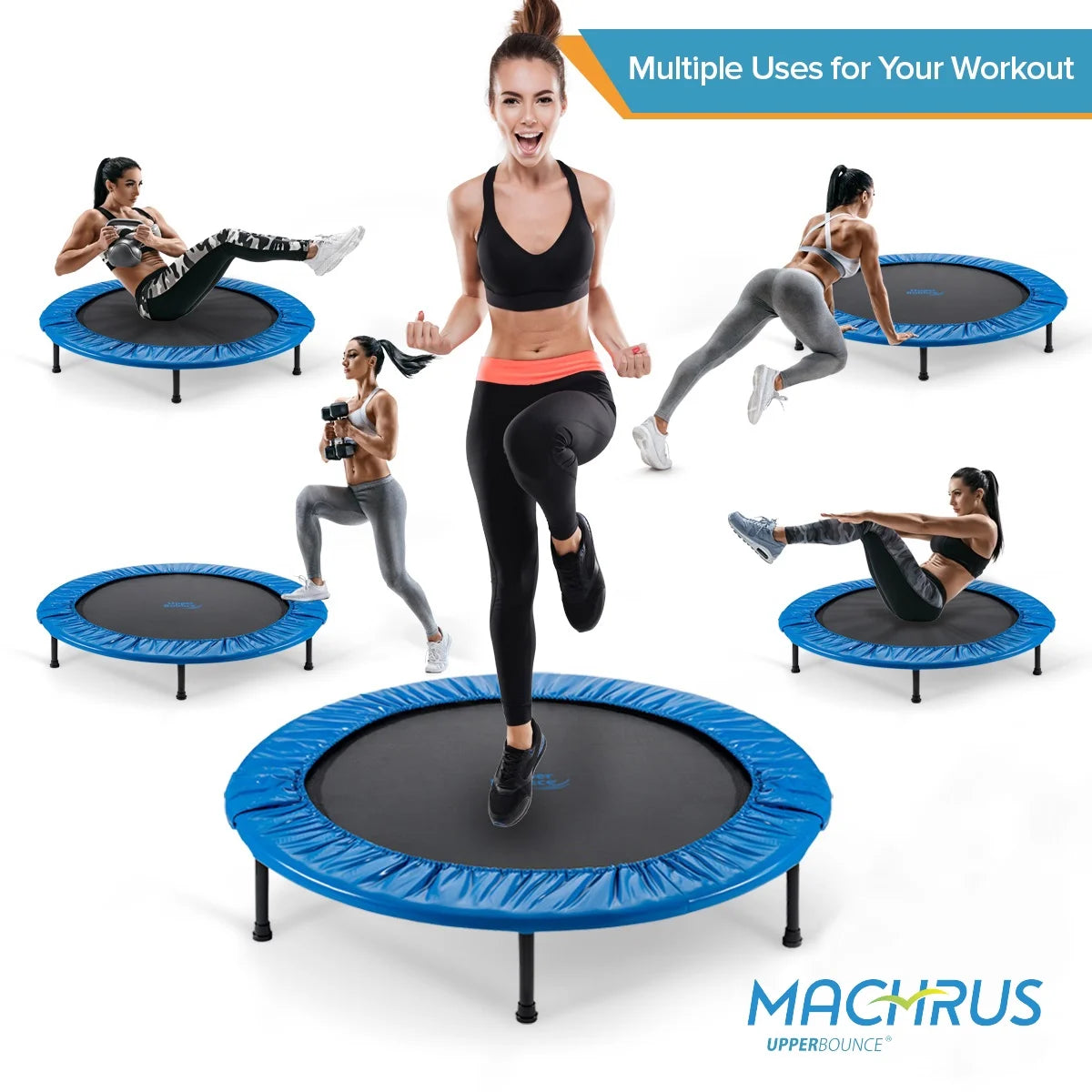 Mini Exercise Trampoline Foldable 36" with Bag R618