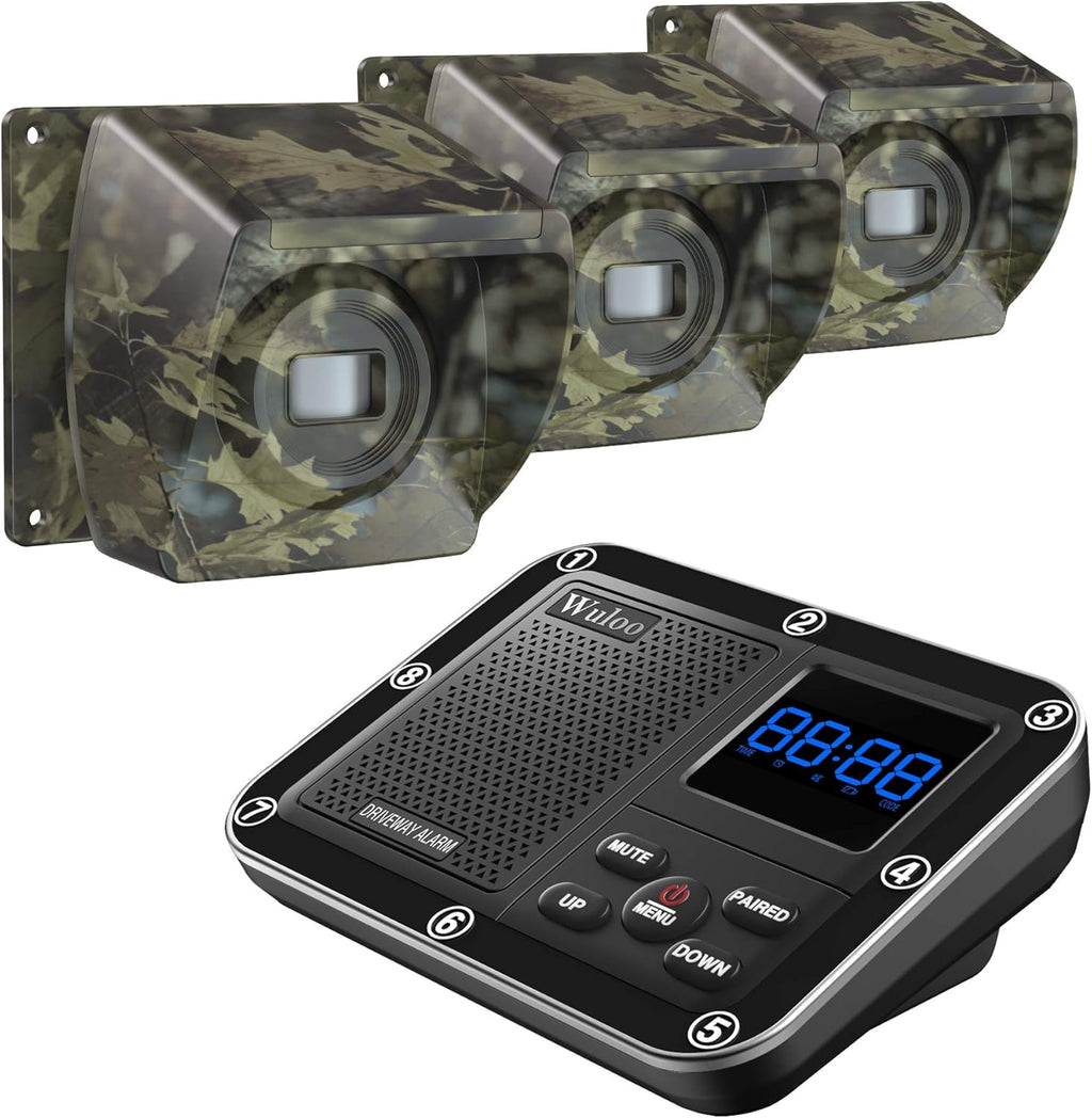 1800 Ft Wireless Outdoor Motion Sensor Driveway Alarm System K88645