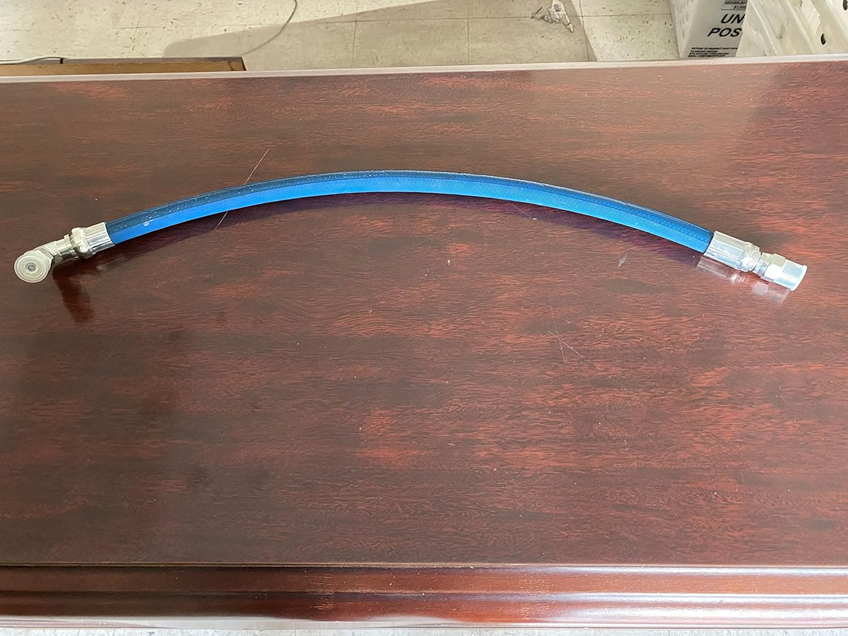 3/8" x 4' Blue 4,000 PSI Pressure Washer Jumper Hose, Pack of 2 O727