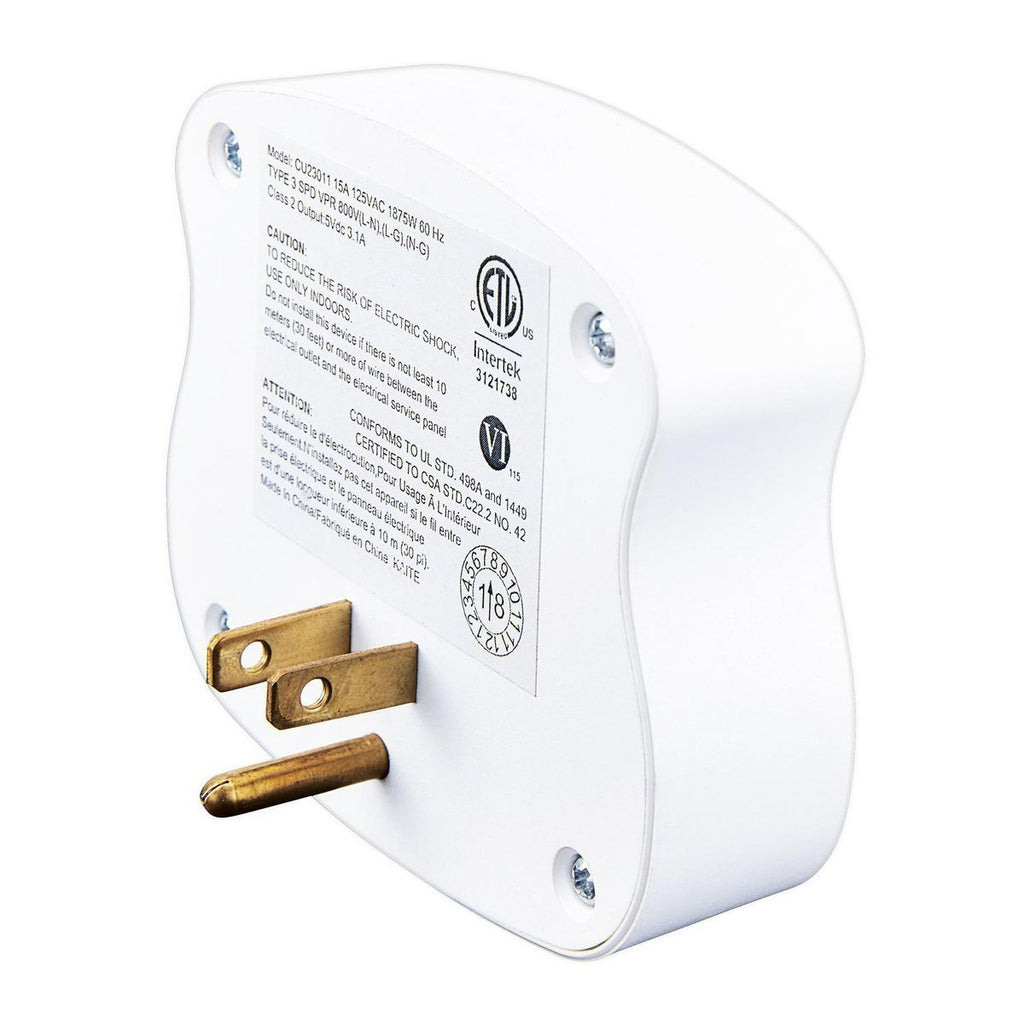3-Outlet 2 USB Wall Adapter S775894