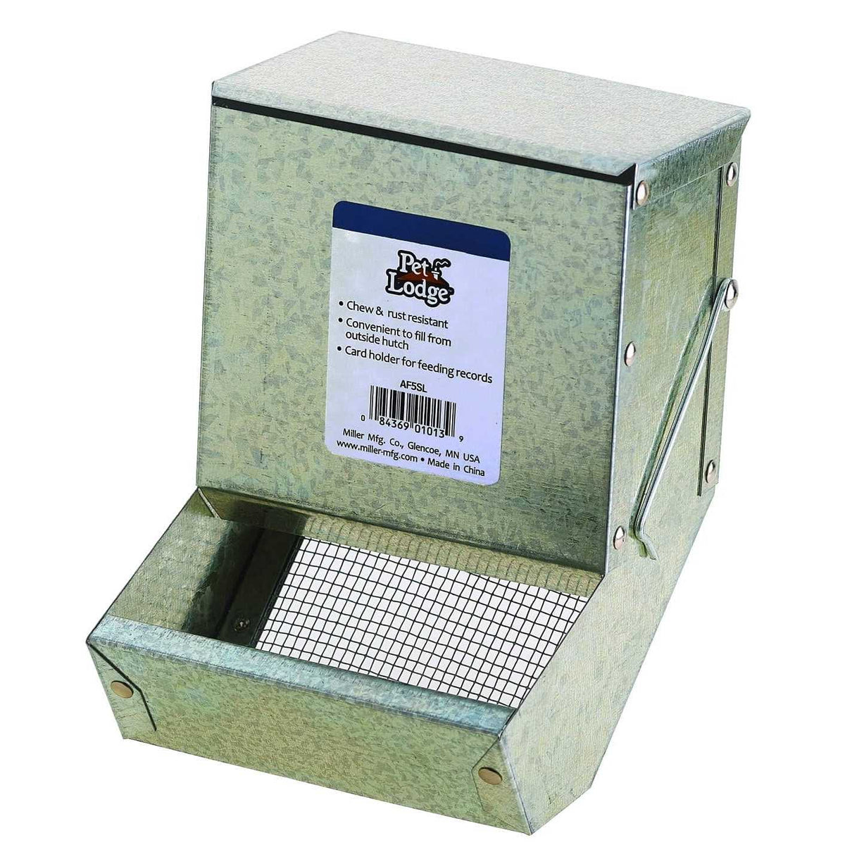 Pet Feeder with Sifter Bottom & Lid Y40011
