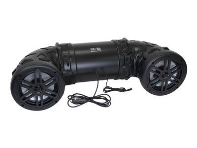 600 Watt Bluetooth Dual 8-Inch Sound System with LED Lights and Remote J3256