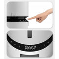 Automatic Cat Feeder 5L Dry Food Dispenser with Two Stainless Bowls K910