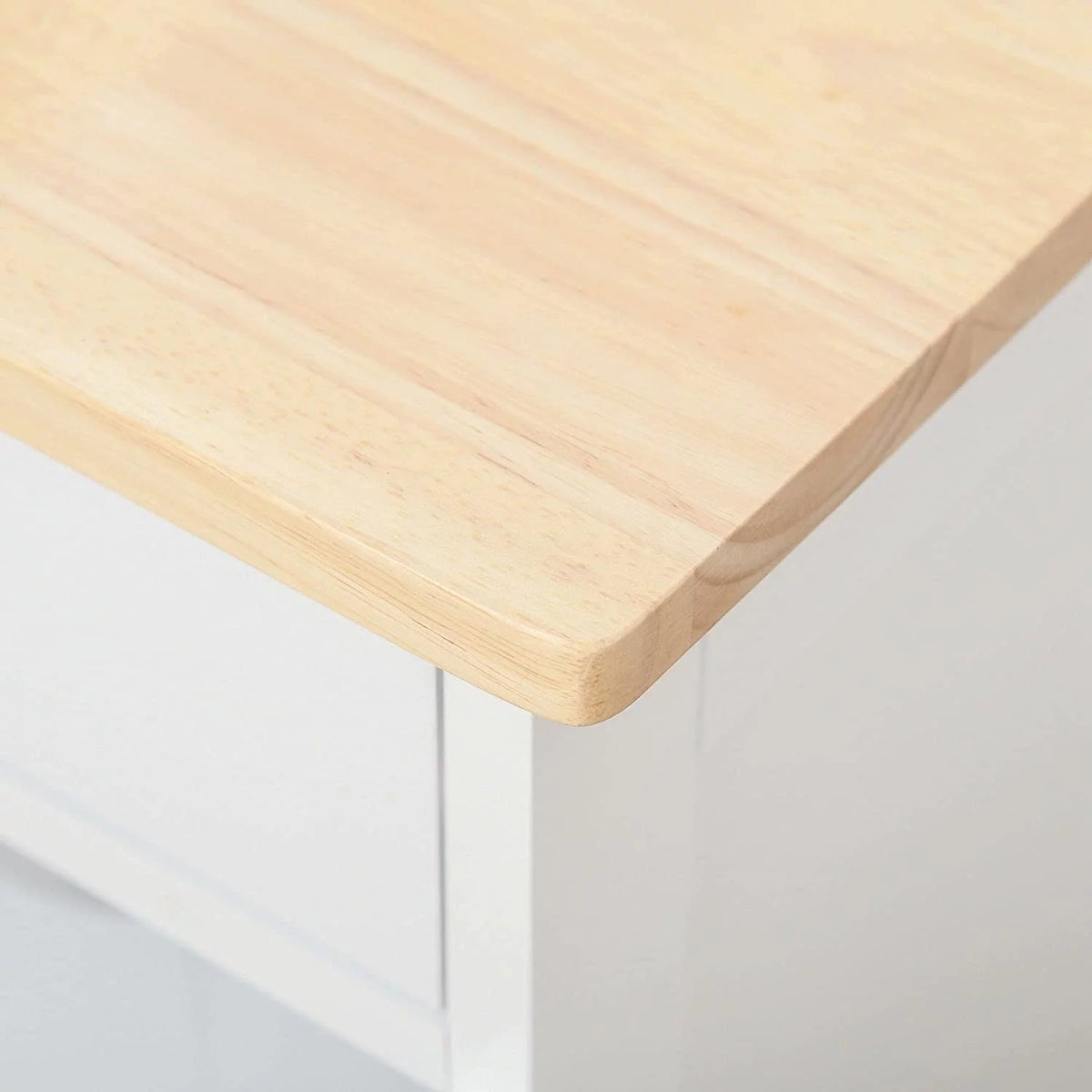 Rolling Kitchen Island with Wine Rack and Drawer B137